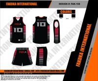 Red Black Basketball Uniforms